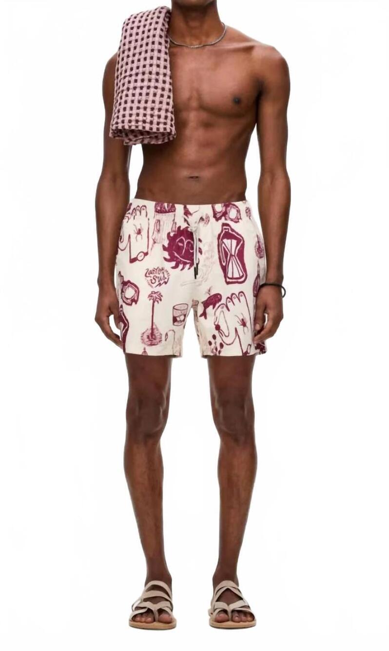 NEW OAS cantina swim shorts in beige